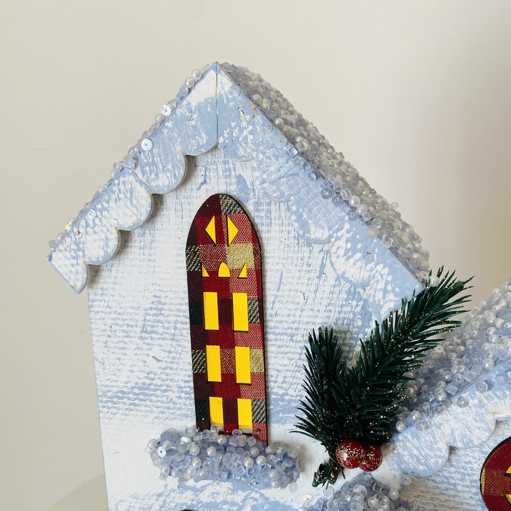 Casa de Natal c/ iluminação - C26xL9xA33CM