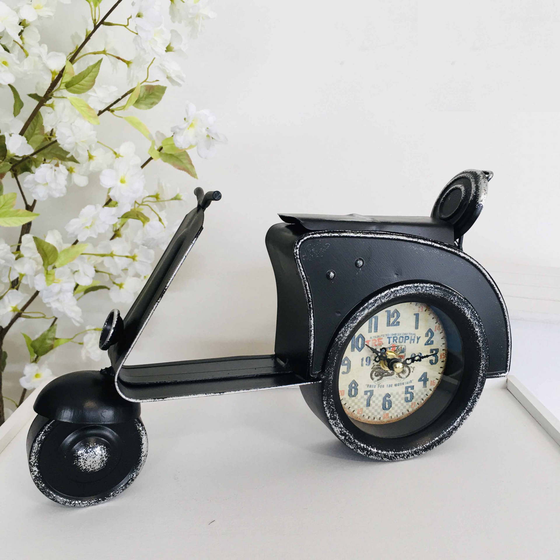 Mota Relógio em Metal | 31x6.5x31CM