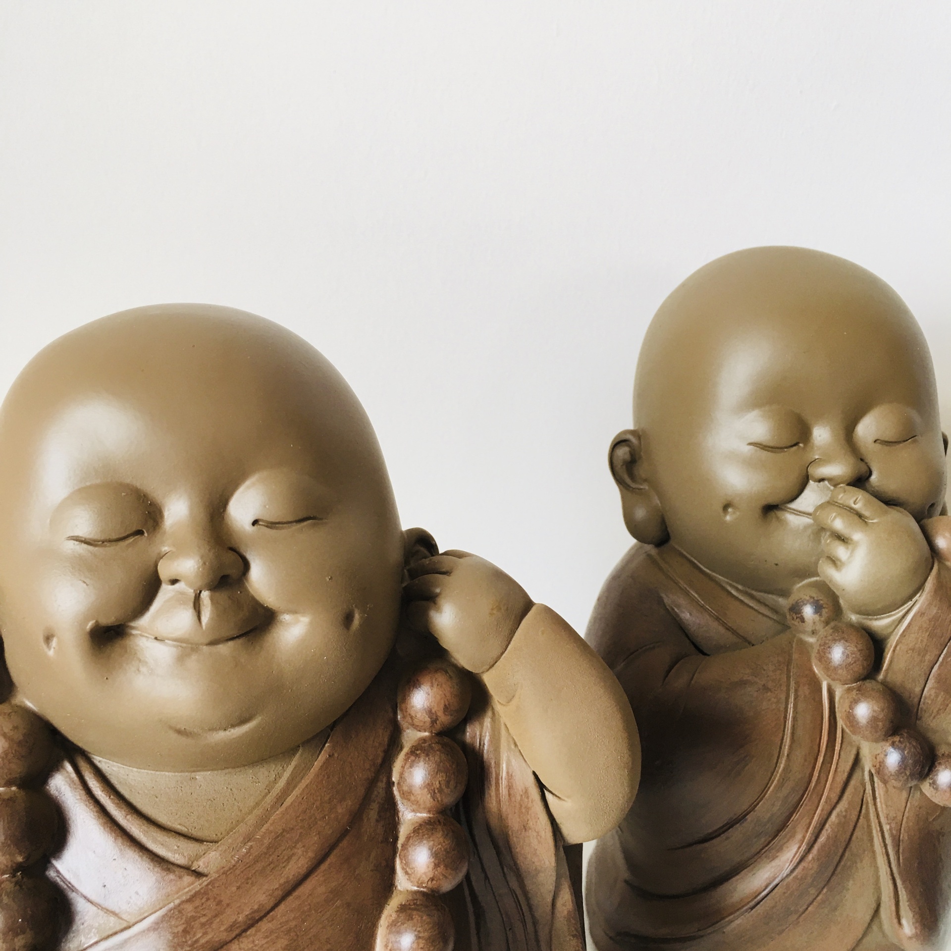 Conjunto 3 Monges  | Cego Surdo e Mudo  | 11x11x18CM