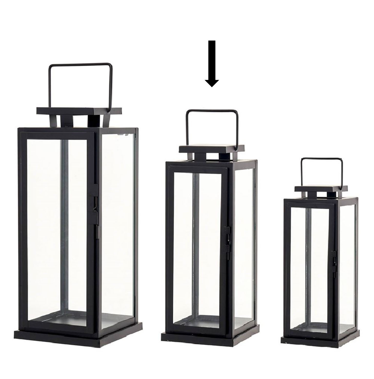 Lanternas | Metal Preto