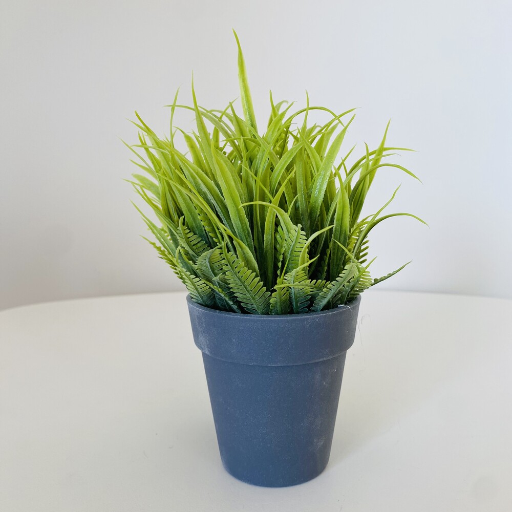 Vasos com Planta Artificial - C8xL8xA17CM