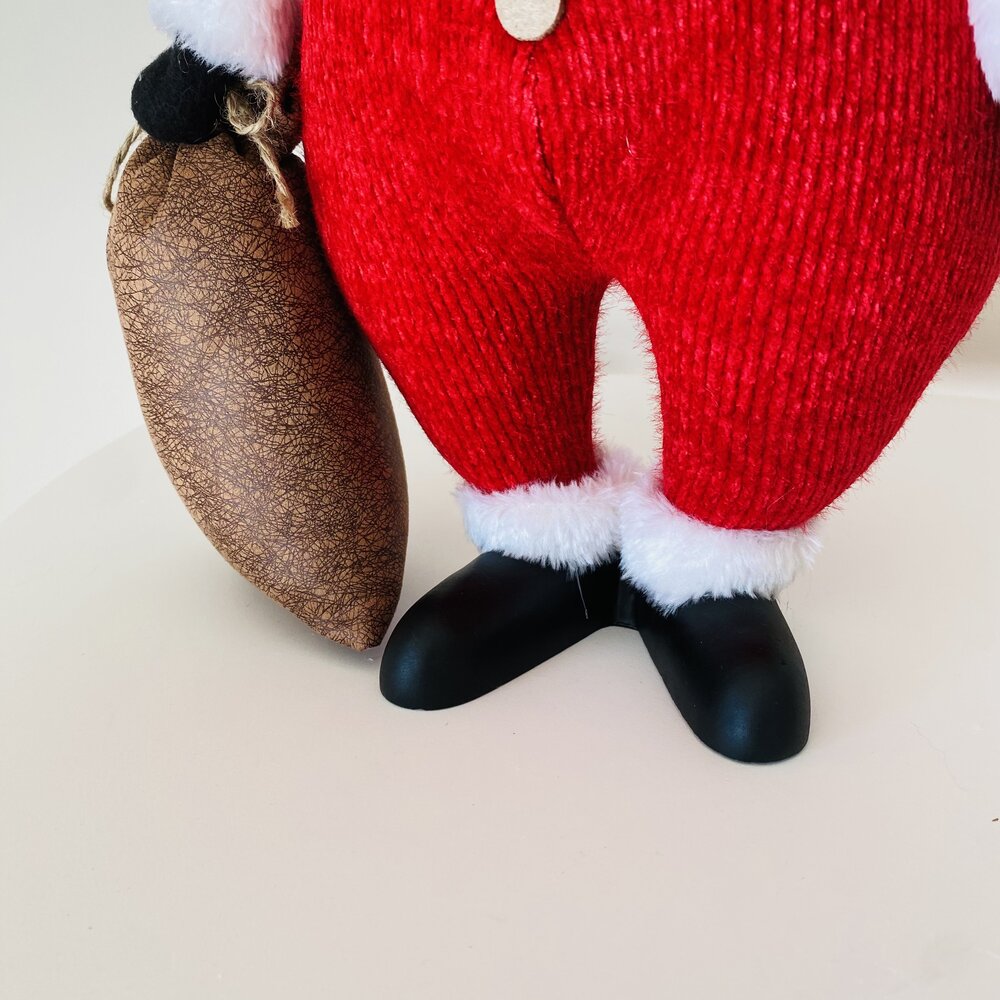 Boneco Natalício - Pai Natal - Vermelho e Branco - C23xL16xA60CM