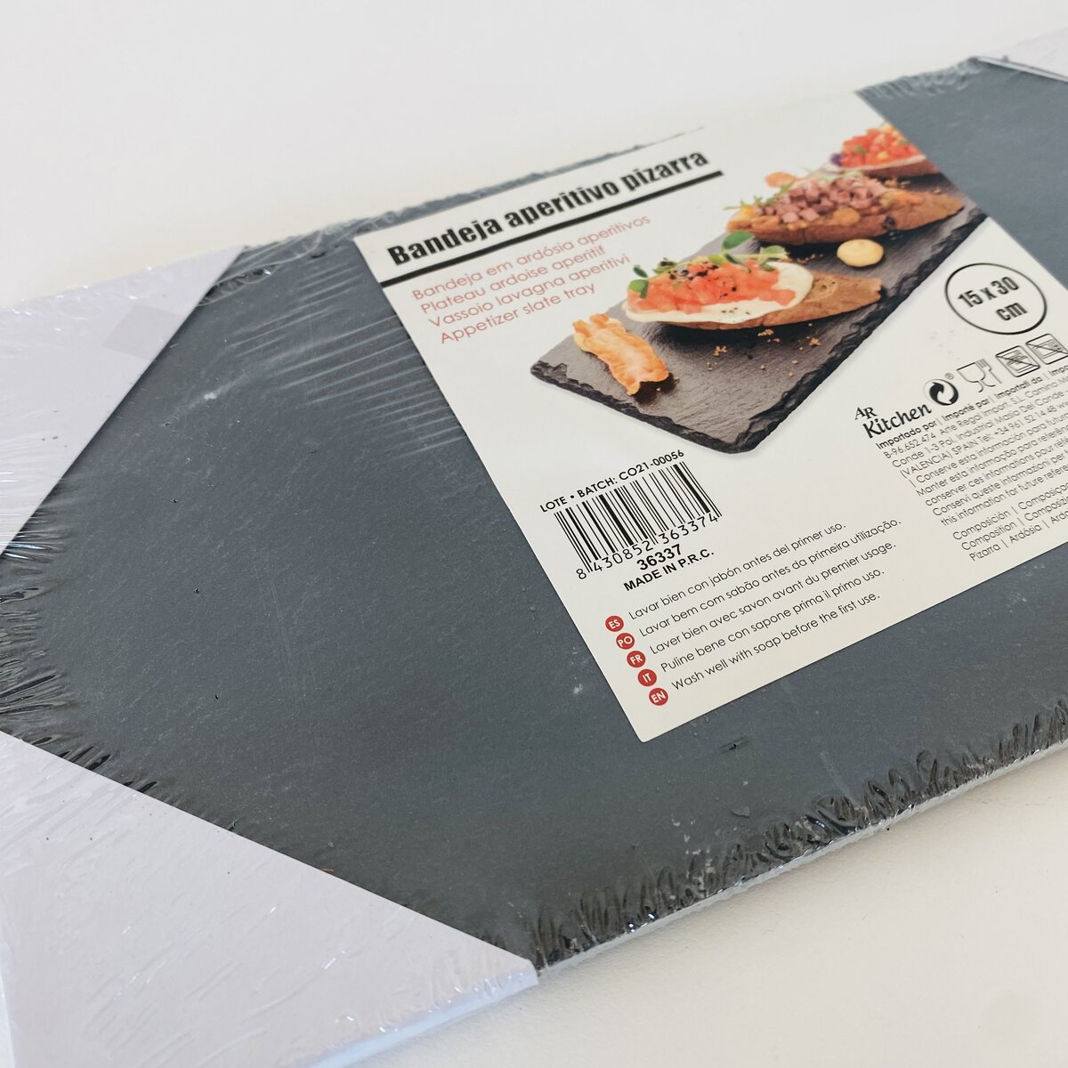 Bandeja em Ardósia Retangular - C30xL15xA0.5CM