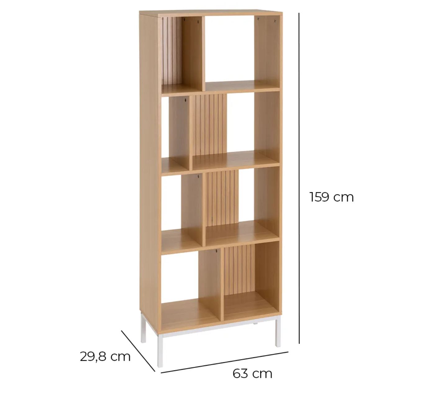 Estante - 6 Prateleiras - C63xL29.8xA159CM