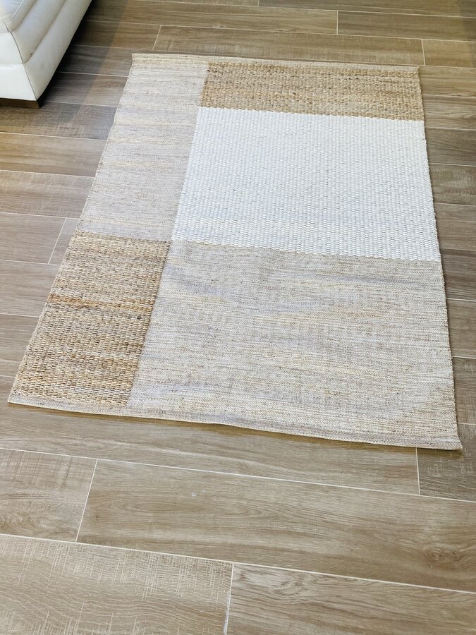 Tapete Tricolor - Juta - C160xL120CM