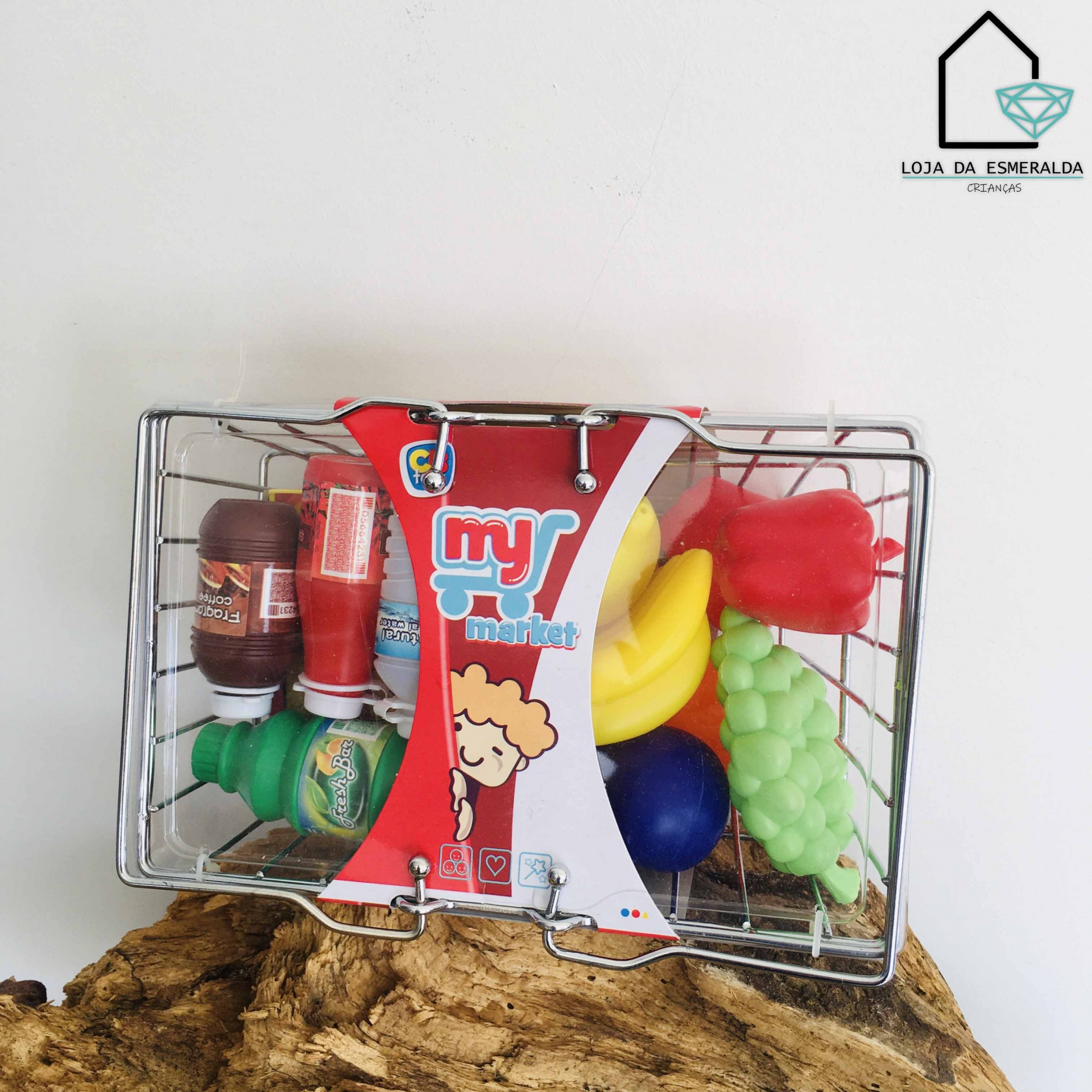 Brinquedos - O mercado | 17 Peças | + 3 Anos