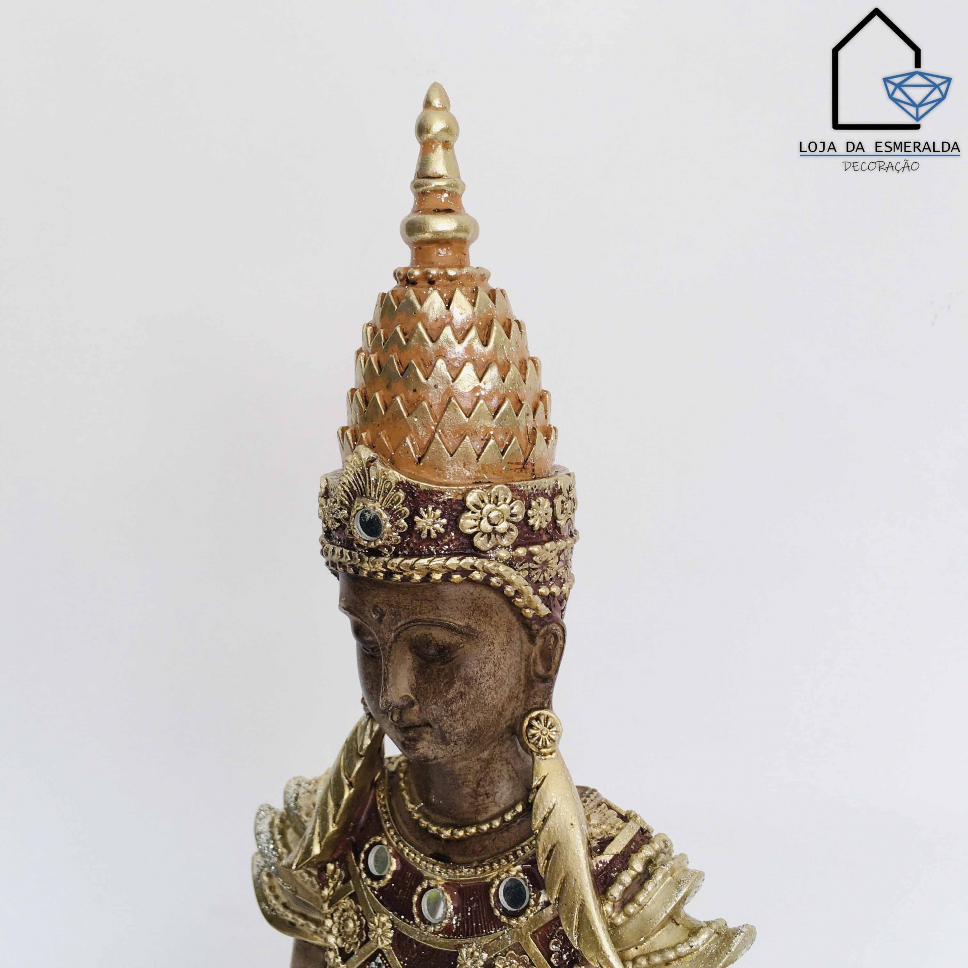 Buda Alisha Decorativa 17X9X37CM