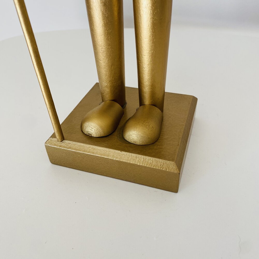 Natal - Soldado Quebra Nozes em Madeira - C10xL10xA54CM