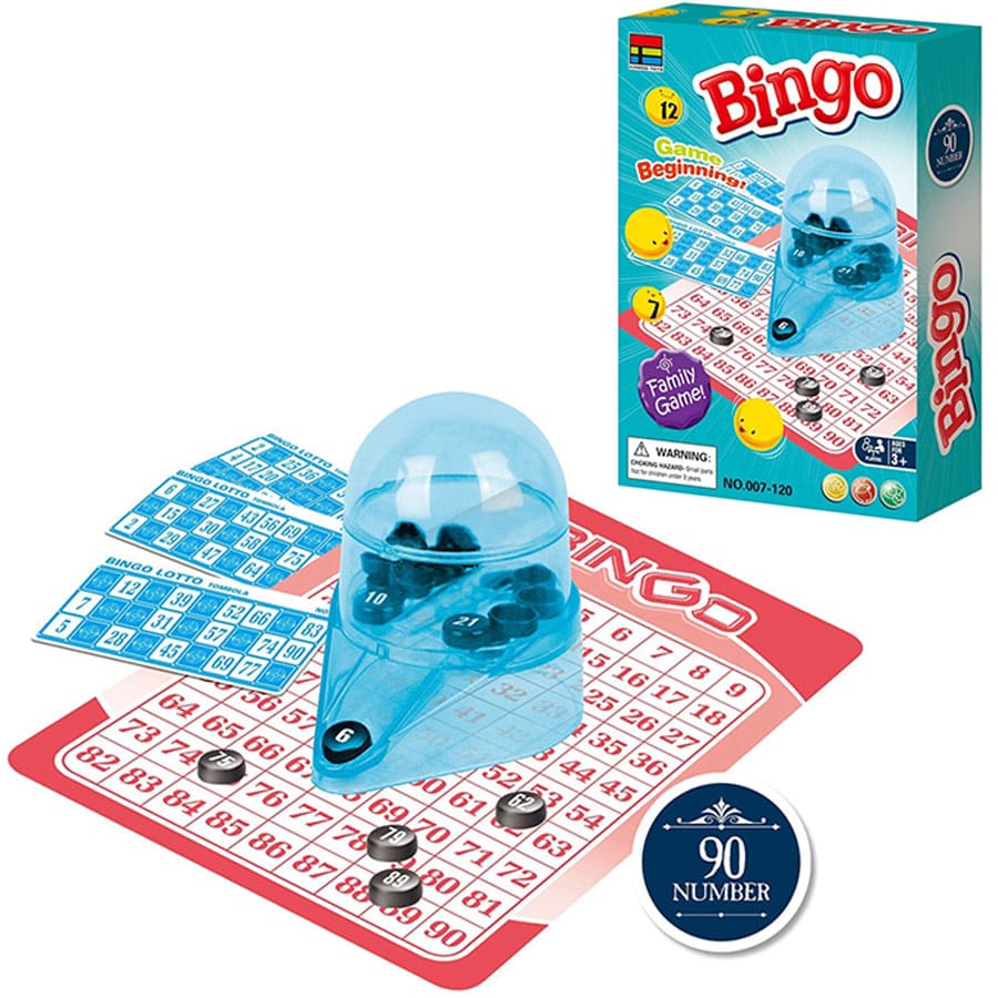 Jogo 24x16cm Bingo - Mais de 3 Anos - 2 Jogadores