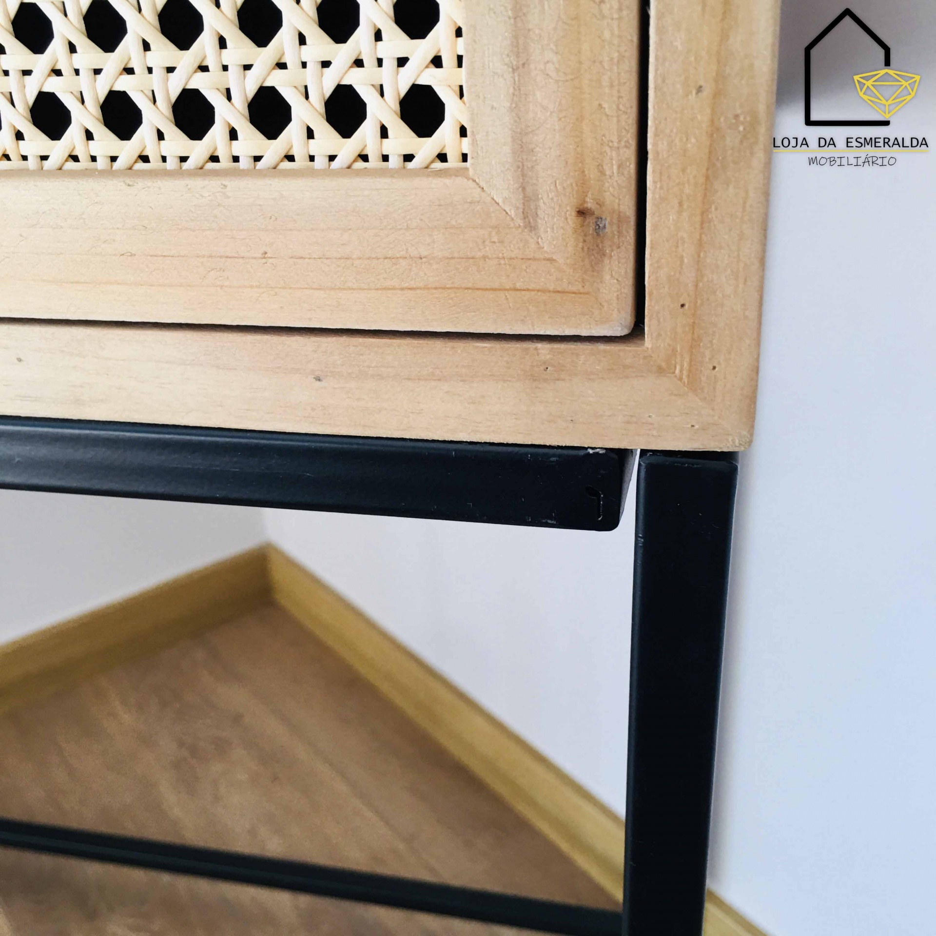 Consola de Entrada | 2 Gavetas | Madeira & Metal | 100X30X78CM