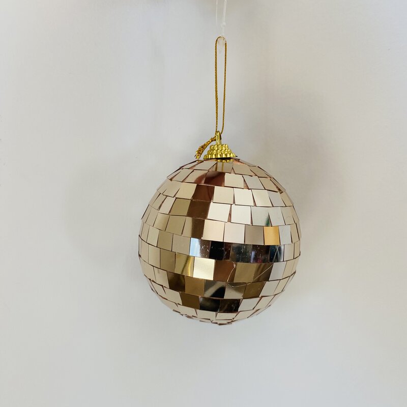 Decorações de Natal - Bolas espelhadas para Árvore  - Dourado e Prateado