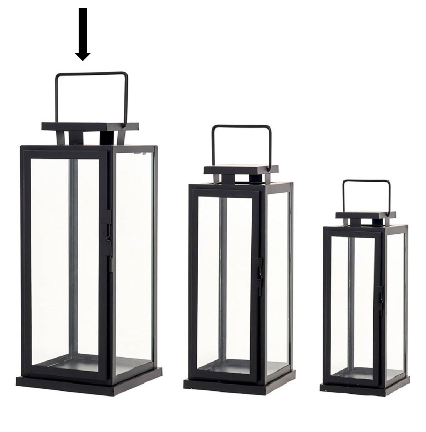 Lanternas | Metal Preto