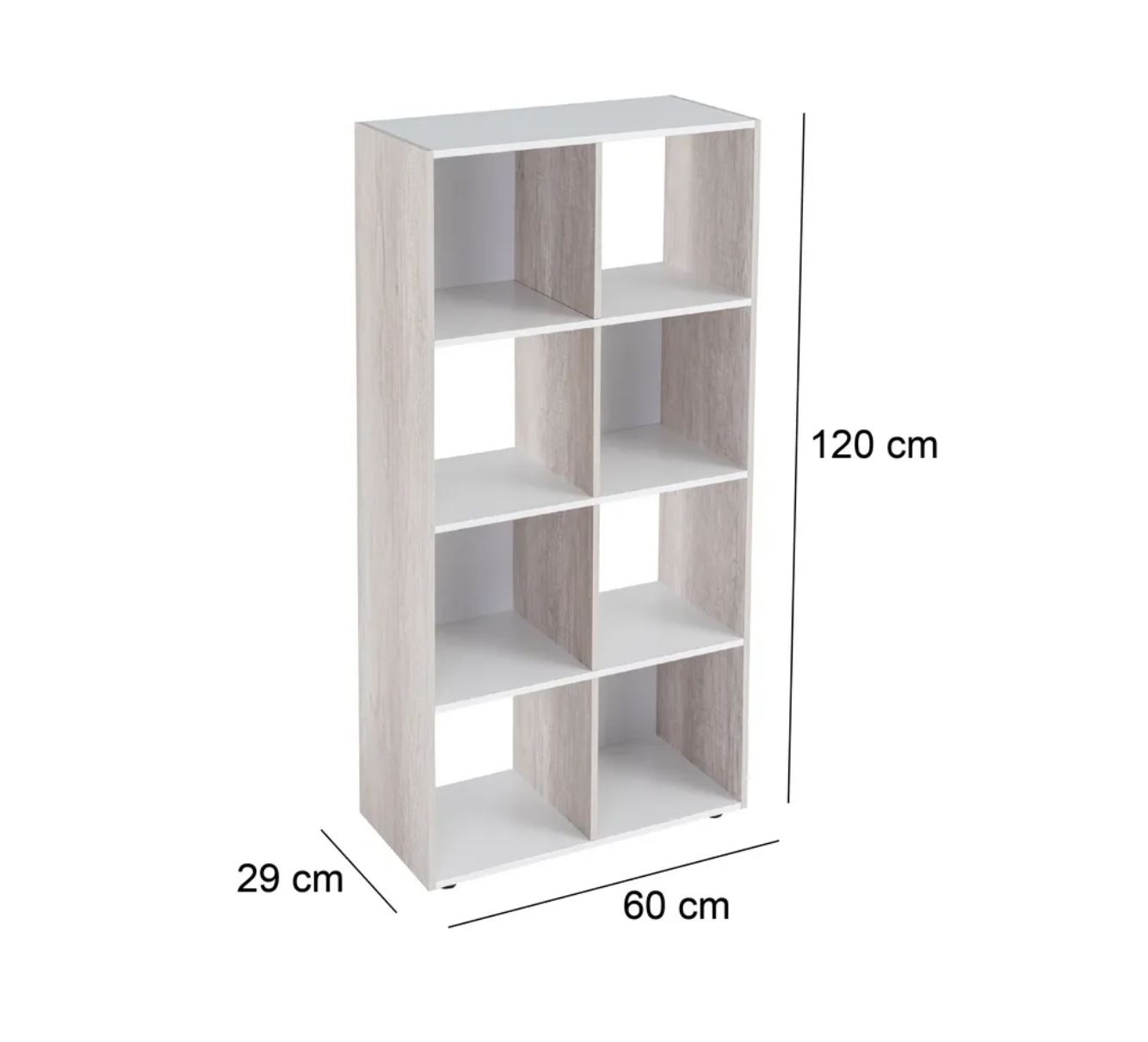 Estante - 4 Prateleiras - C60xL29xA120CM - Madeira