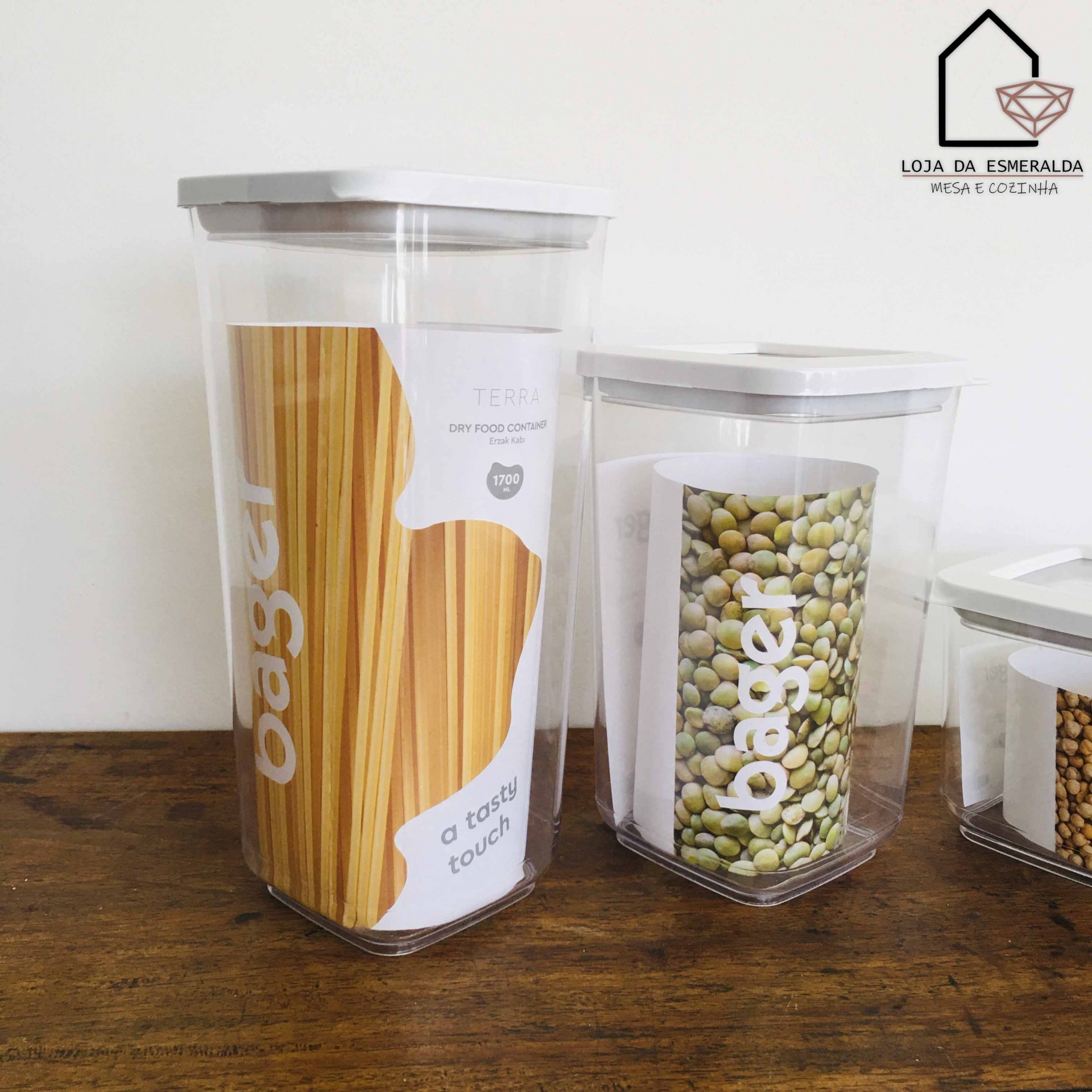 Recipientes p/ Conservação de Alimentos | Terra | Vários Tamanhos