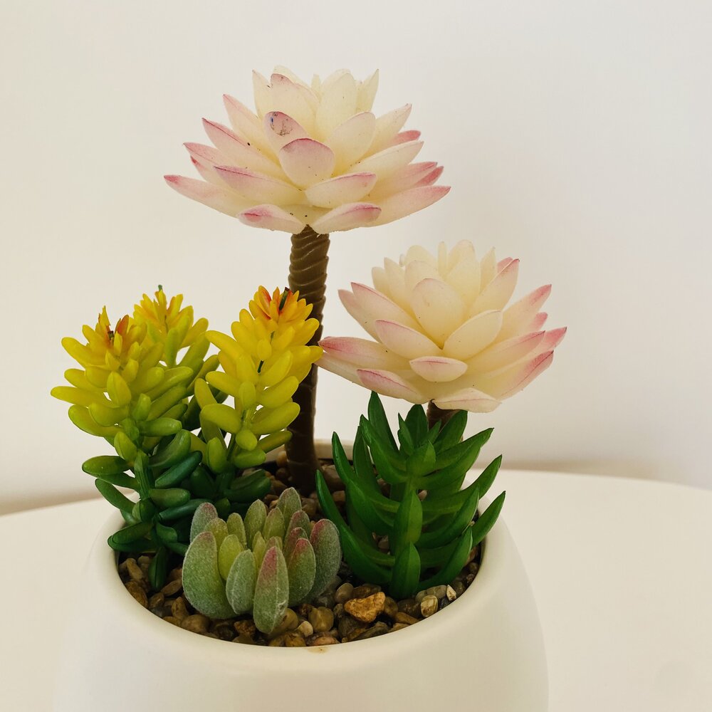 Planta Artificial em Vaso - C12xL12xA23CM