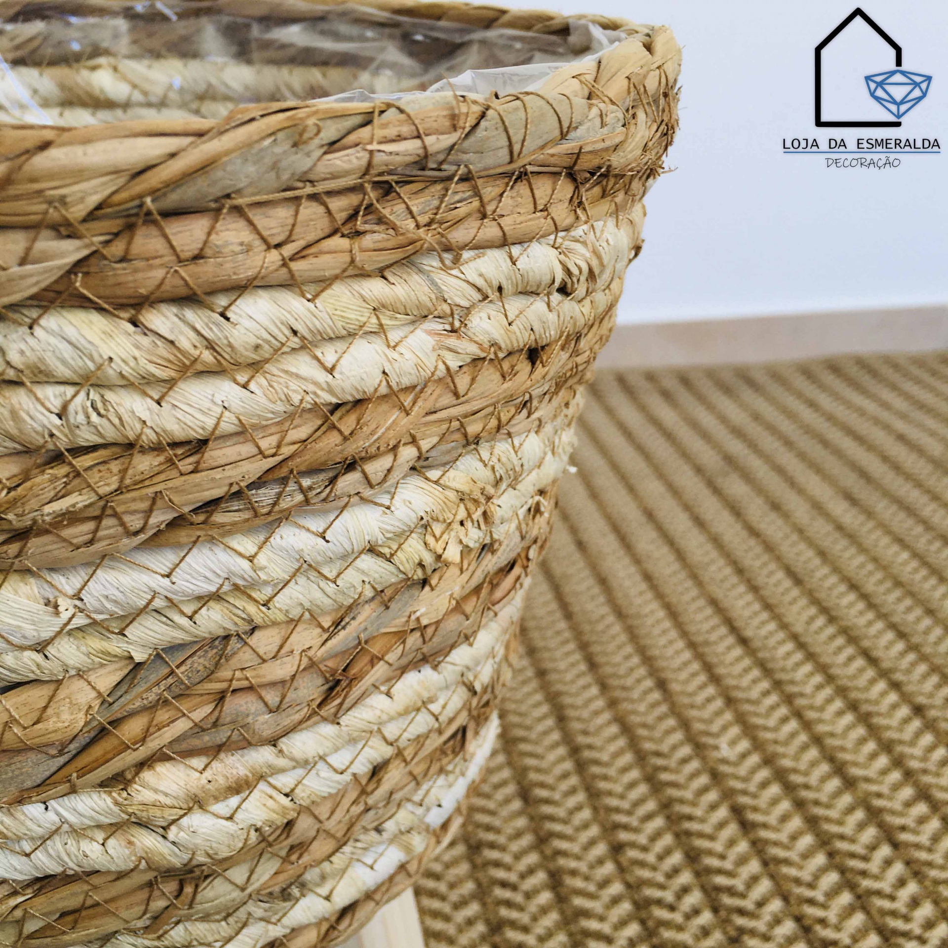 Floreiras em Fibra Natural