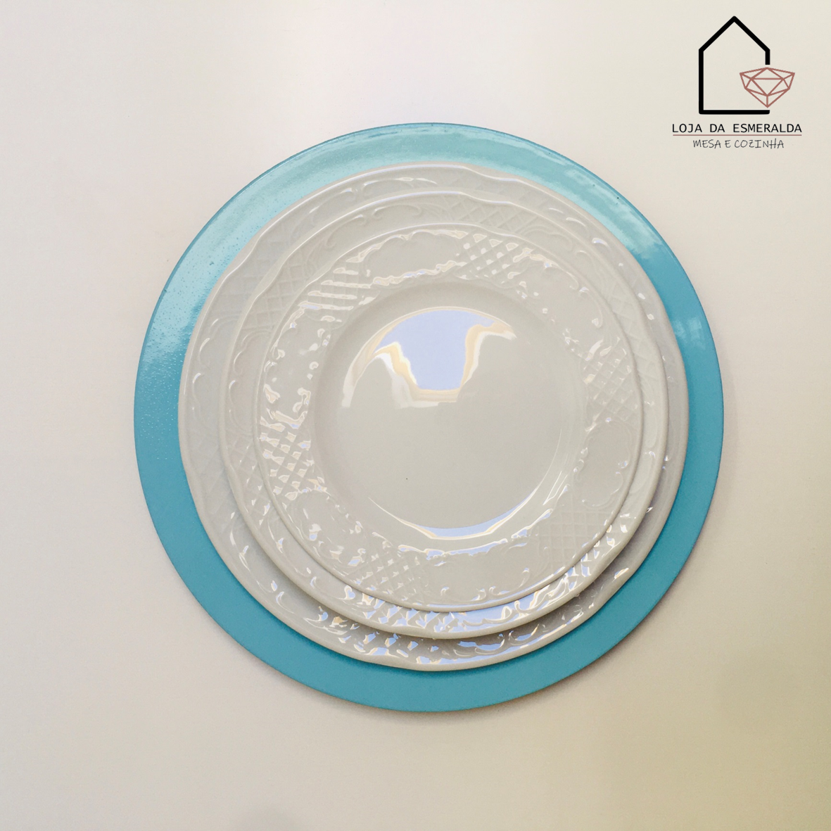 Individuais Redondos Coloridos