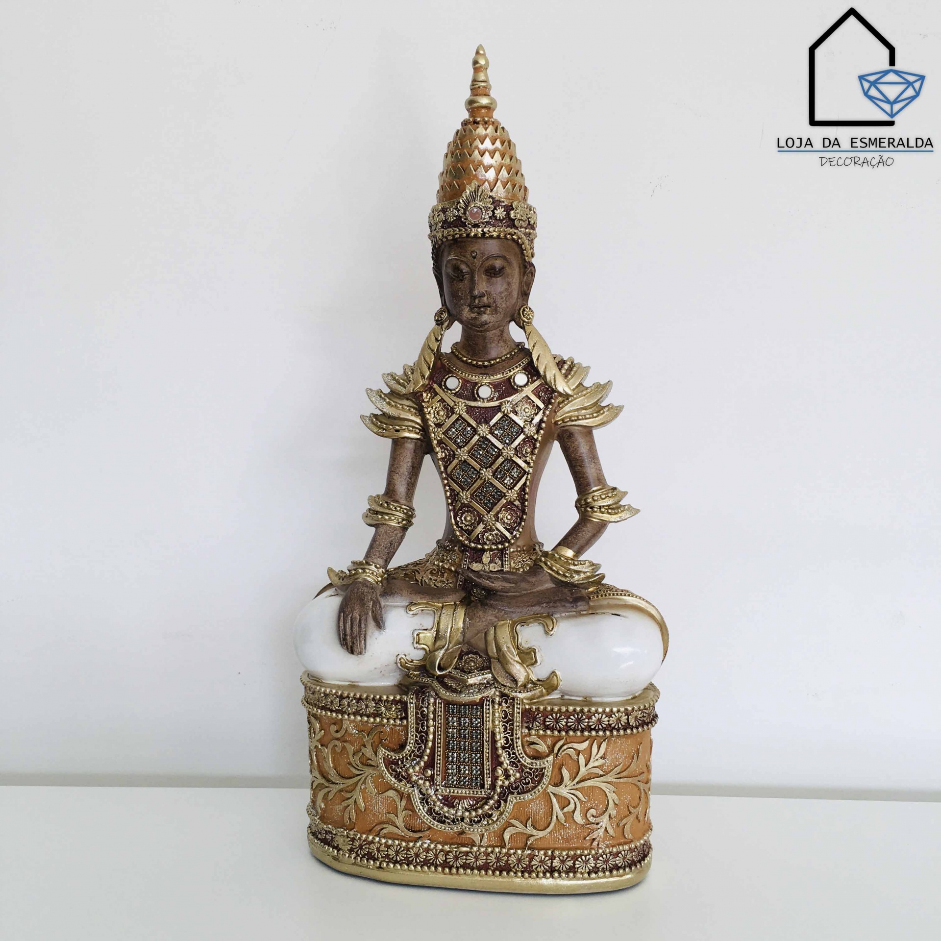 Buda Alisha Decorativa 17X9X37CM