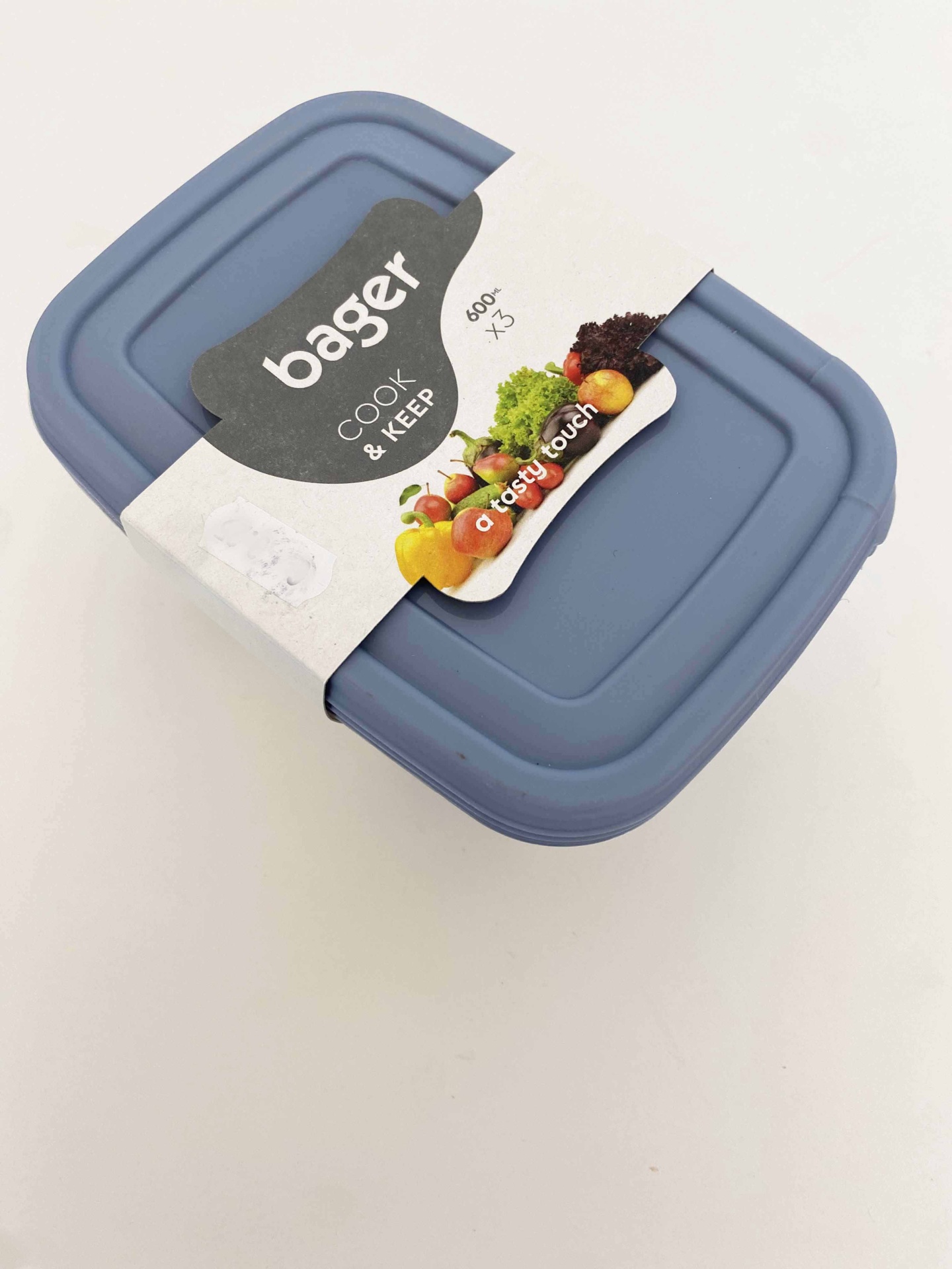 Caixa Retangular p/ Conservação de Alimentos | Cook and Keep | Azul