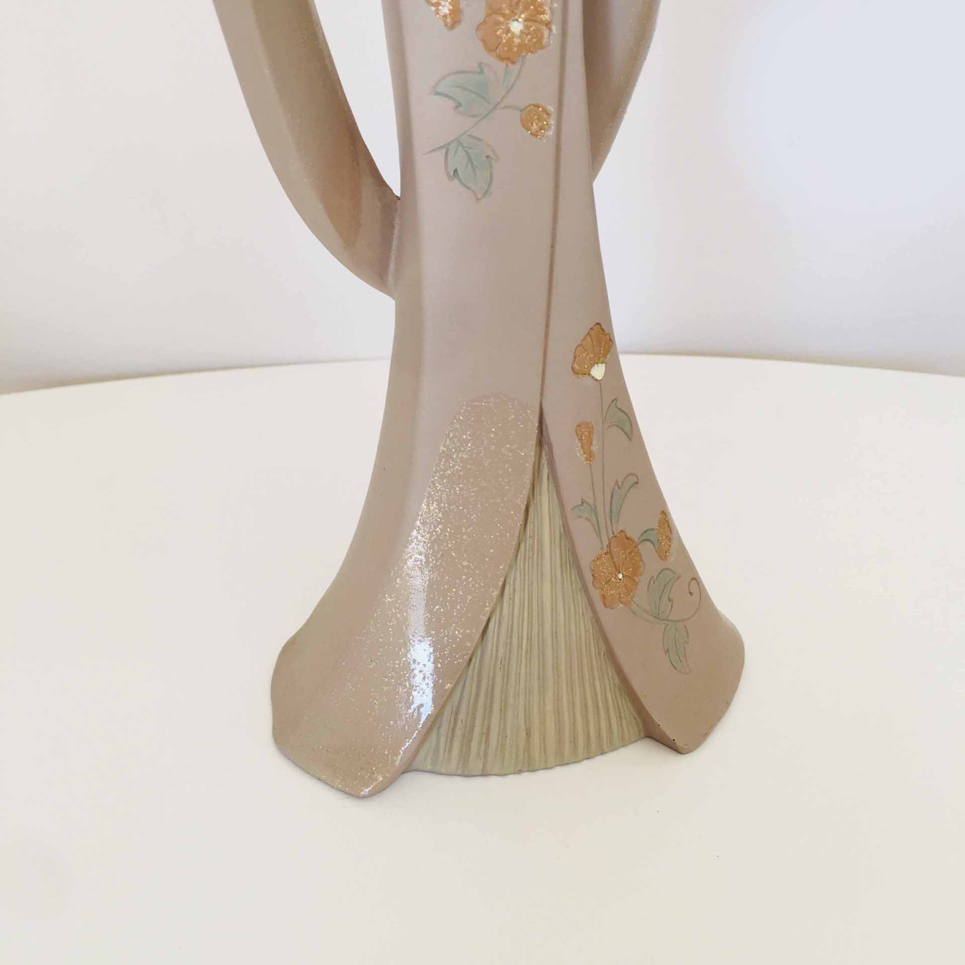 Estatueta | Figura Feminina Oriental | 12x8.5x38CM