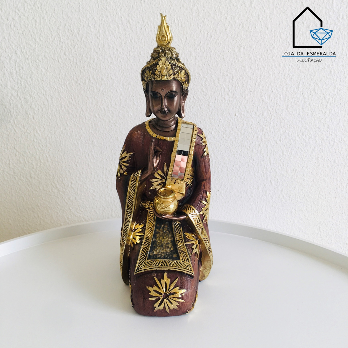 Deusa Decorativa | Dourado e Castanho