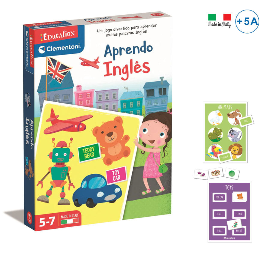 Jogos Educativos - Aprendo Inglês - Mais de 5 Anos