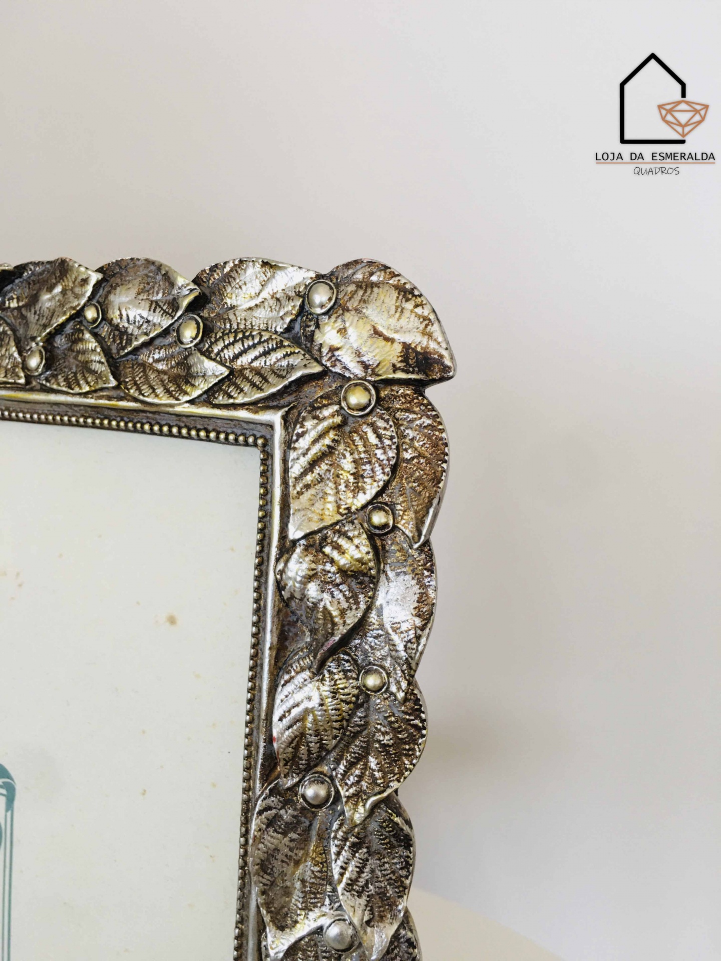 Moldura Prateado | Leefs | 20x25CM