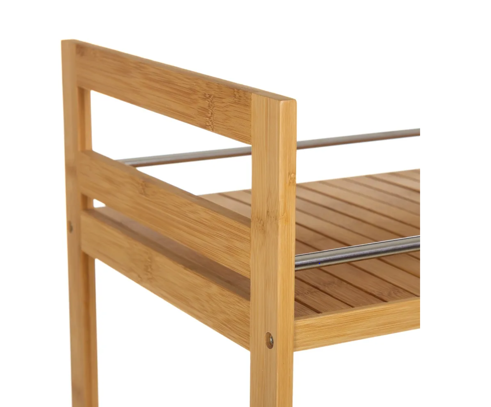 Carrinho de Cozinha | Madeira de Bambu | 55x32x62.5CM