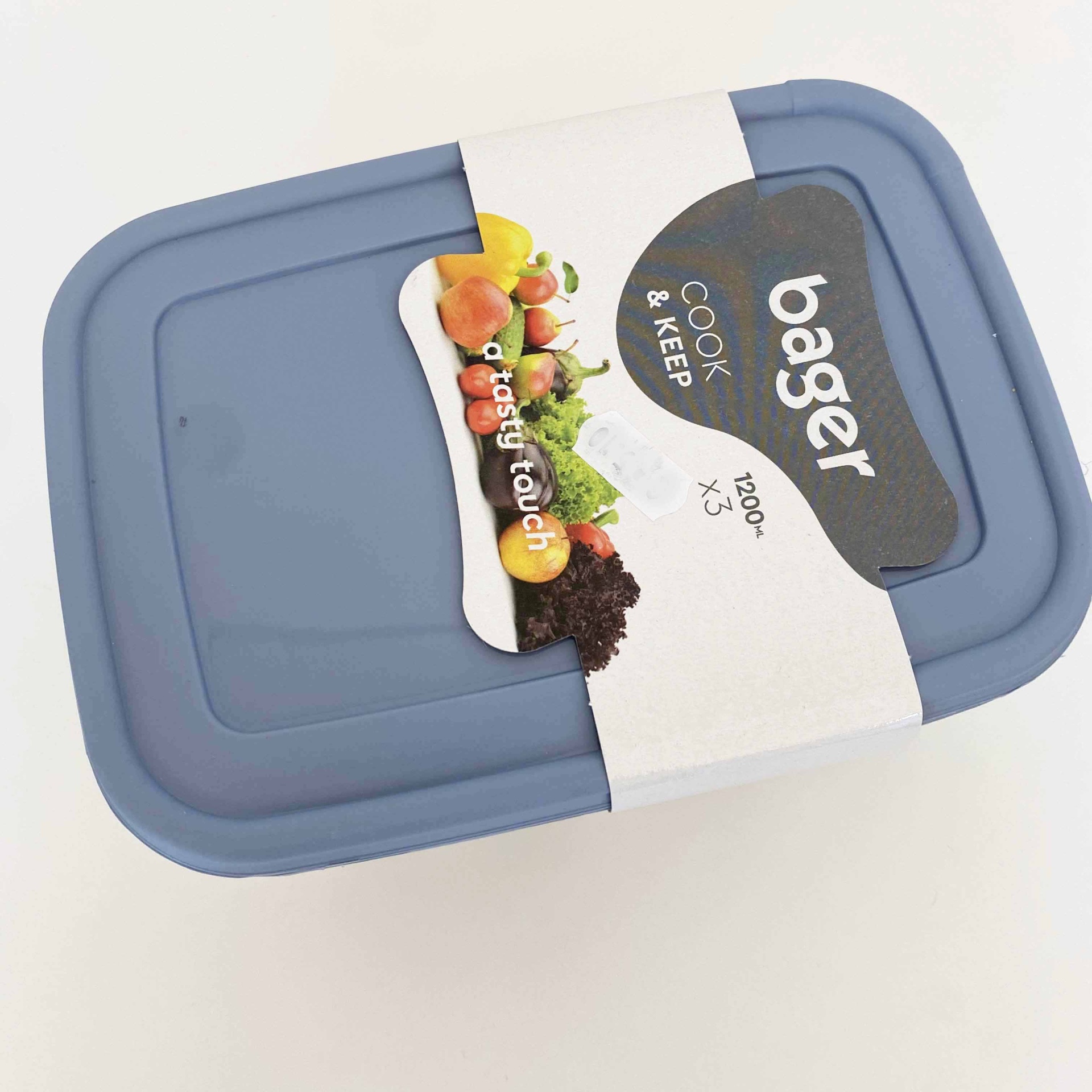 Caixa Retangular p/ Conservação de Alimentos | Cook and Keep | Azul