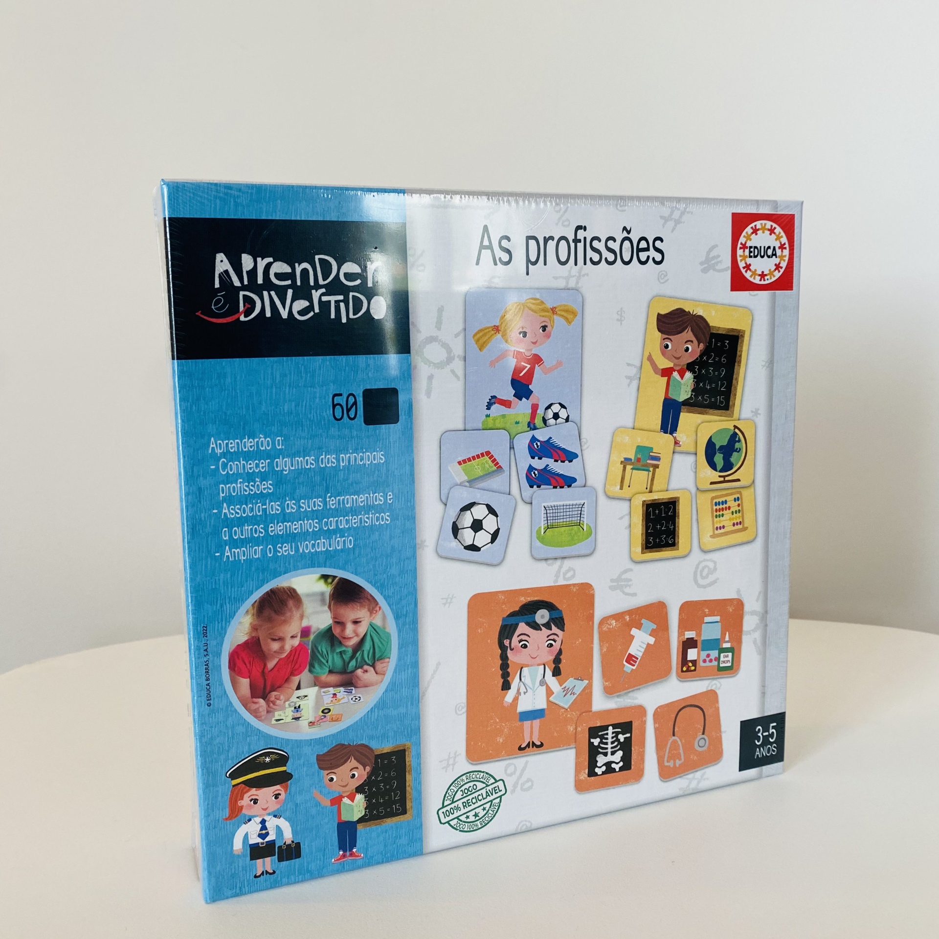 Aprender é Divertido - As Profissões - 3 a 5 Anos