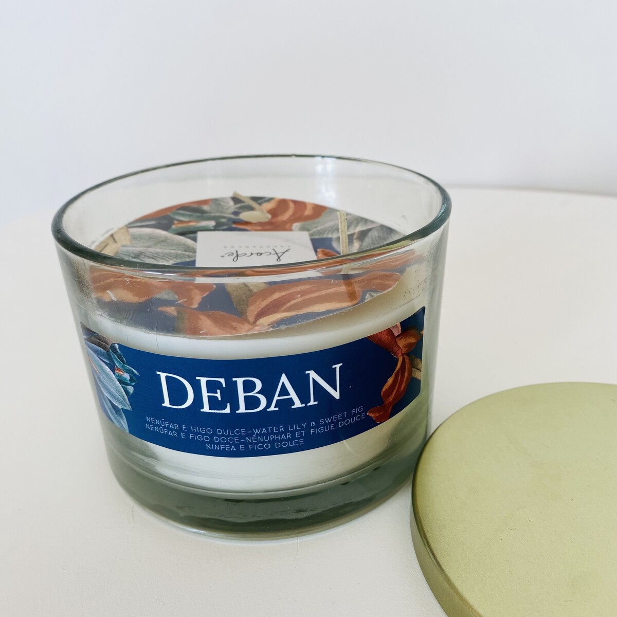 Vela com Aroma a Nenúfar e Figo Doce