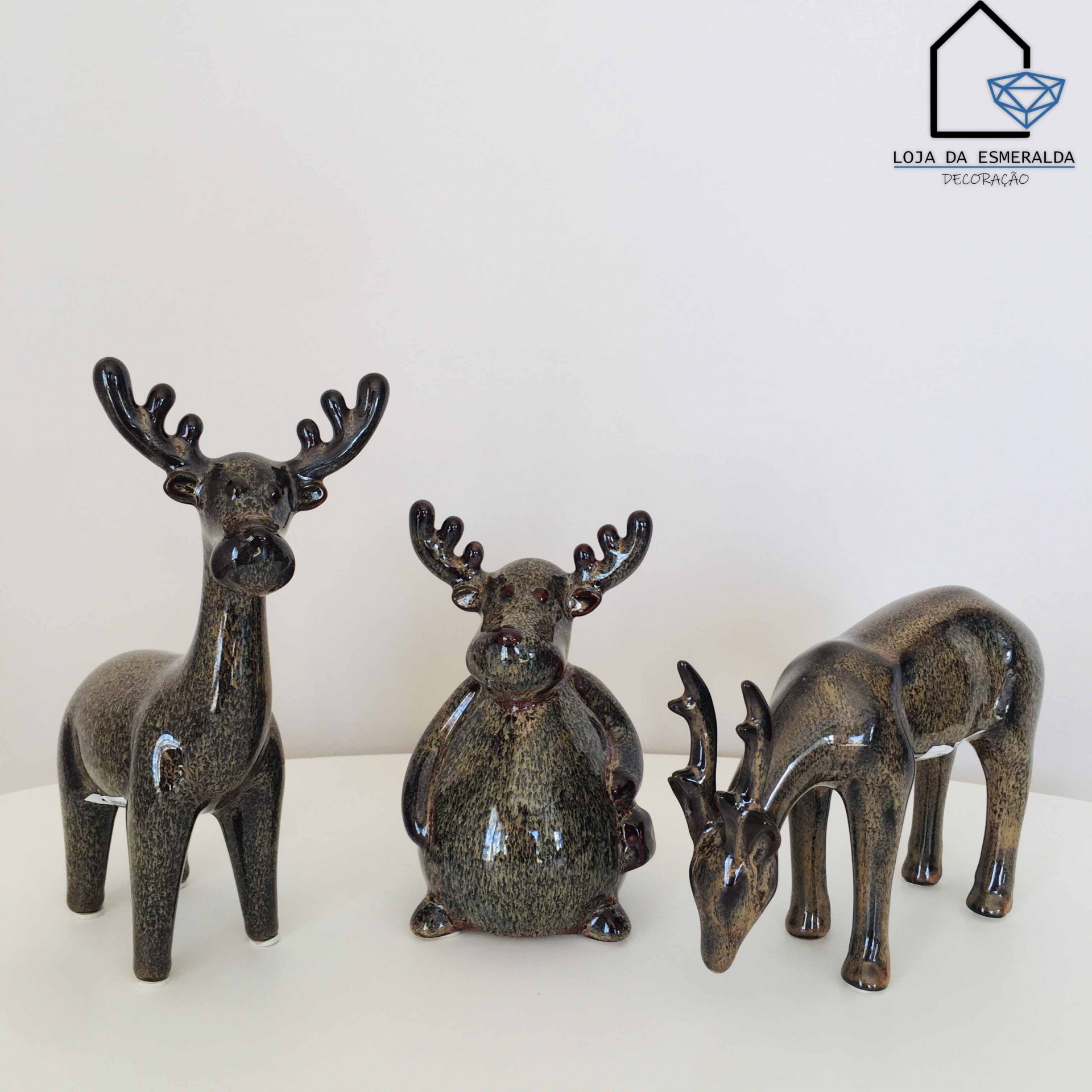 Renas Decorativas de Natal | 3 Modelos