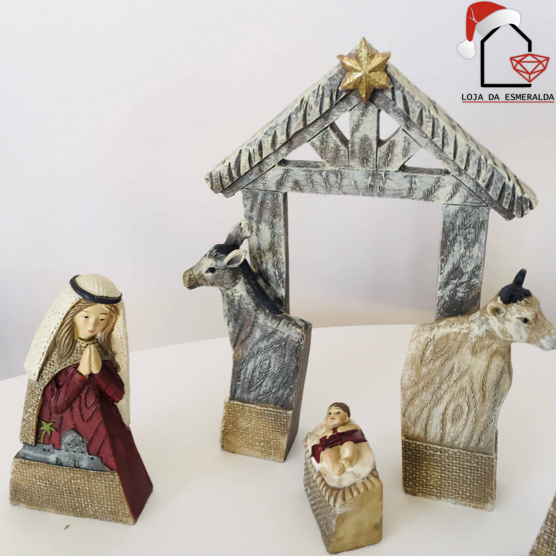 Presépio 5 Peças para Encaixe 16.5X6X21CM
