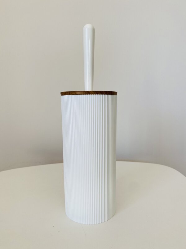 Conjunto WC - Linhas - Branco com pormenor Madeira