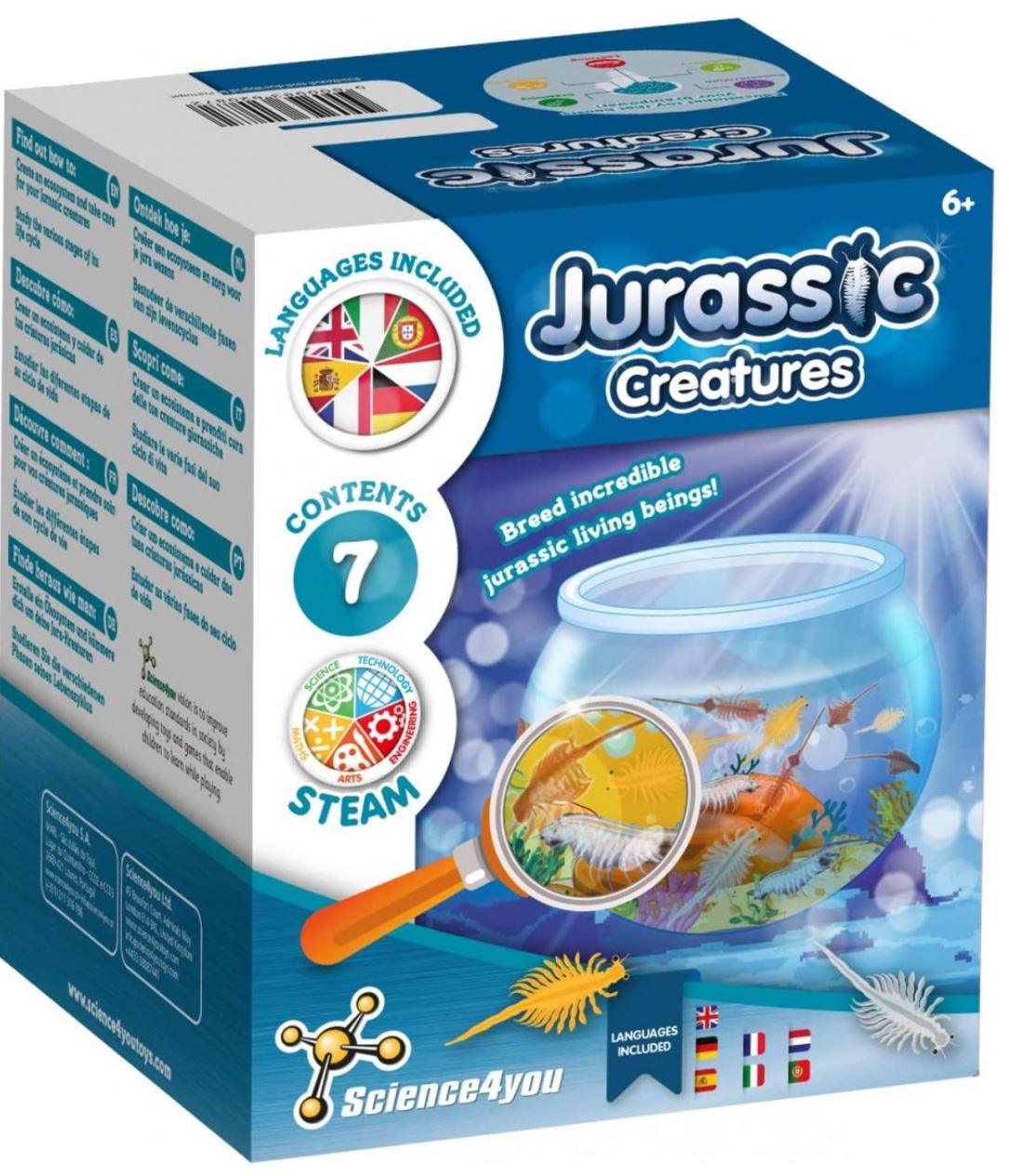 Brinquedo - Kit Criaturas Jurássicas - Mais de 6 Anos - Science4you