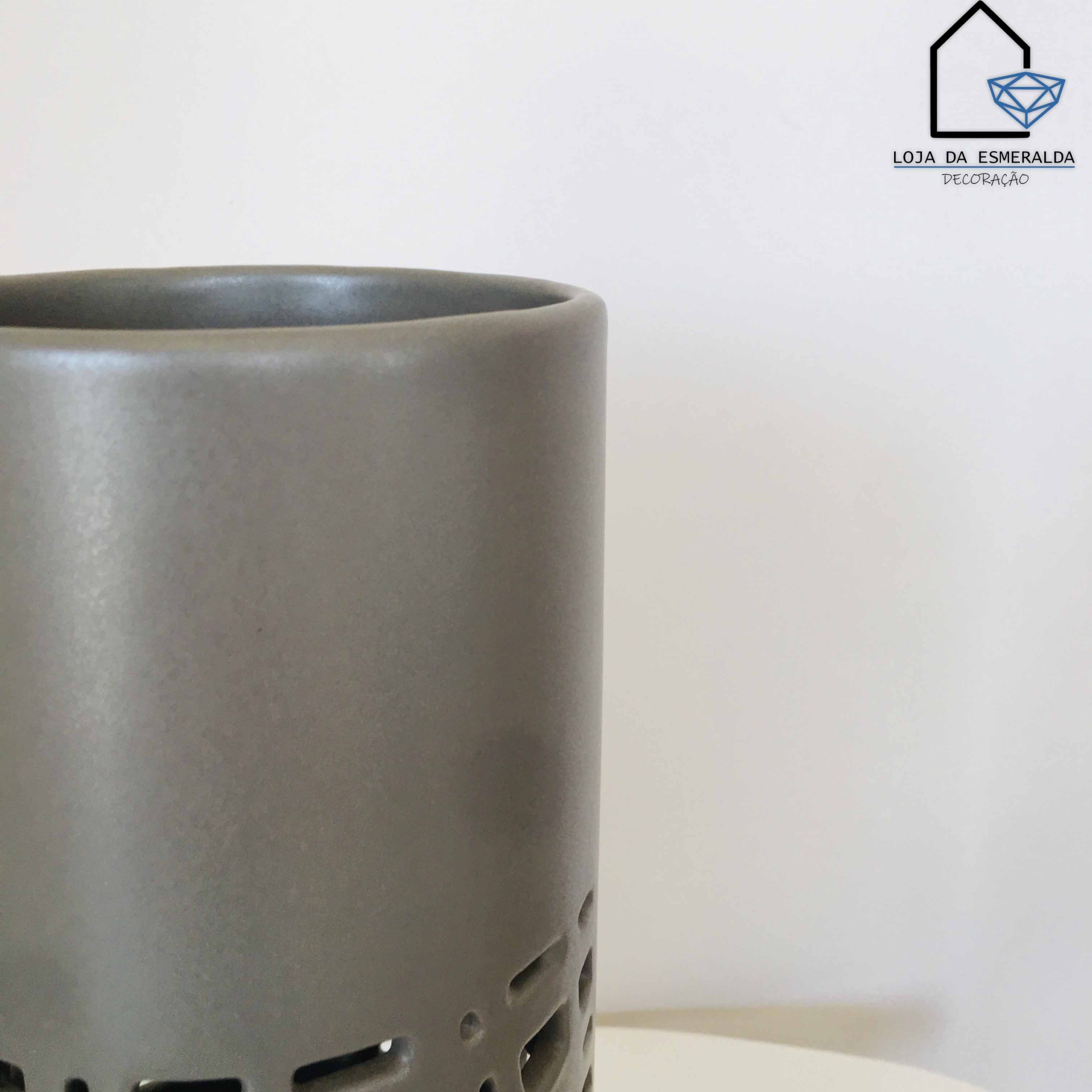 Jarras Lisas | Cinza Escuro | Cerâmica