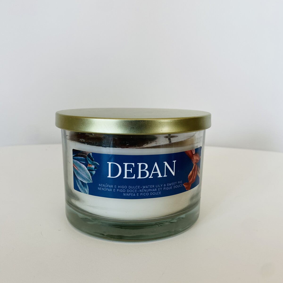 Vela com Aroma a Nenúfar e Figo Doce