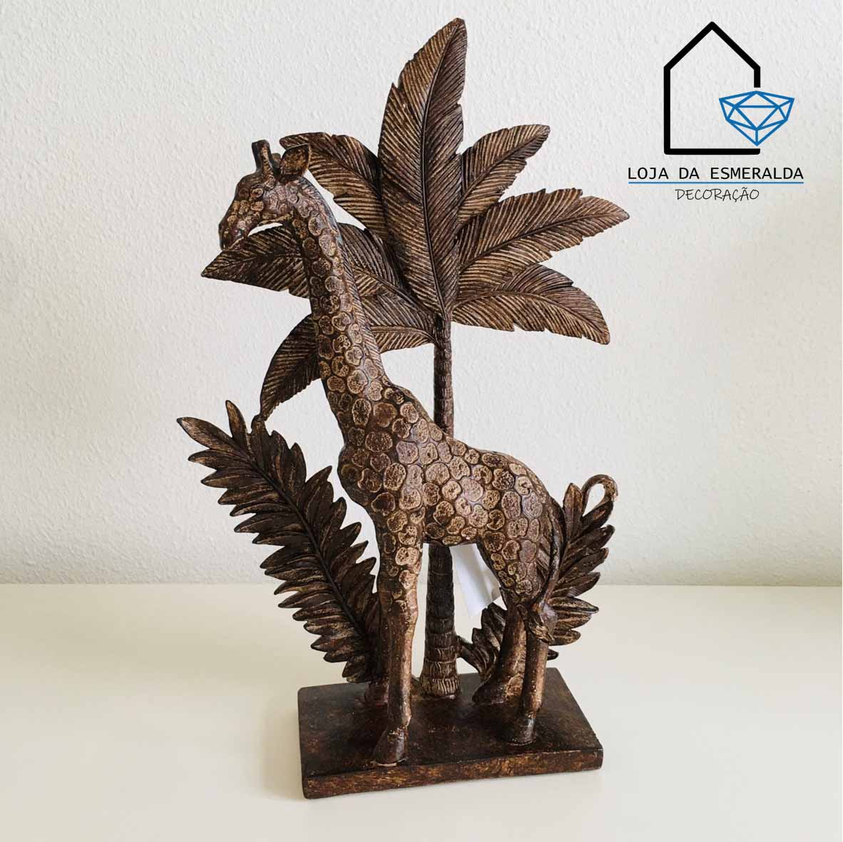 Peça Decorativa Étnica | Girafa