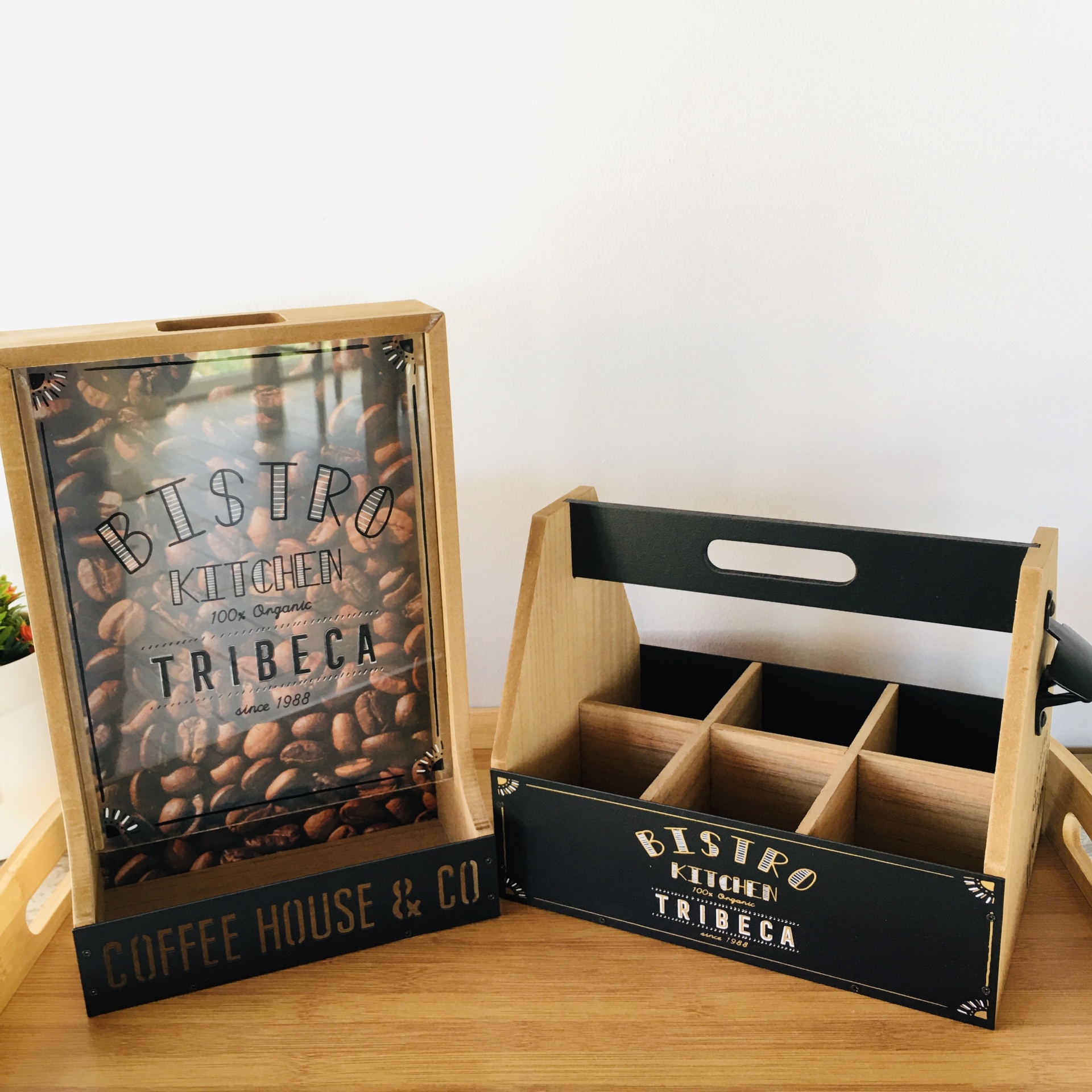 Caixa Bistro p/ Garrafas | 20x18.5x28.7CM