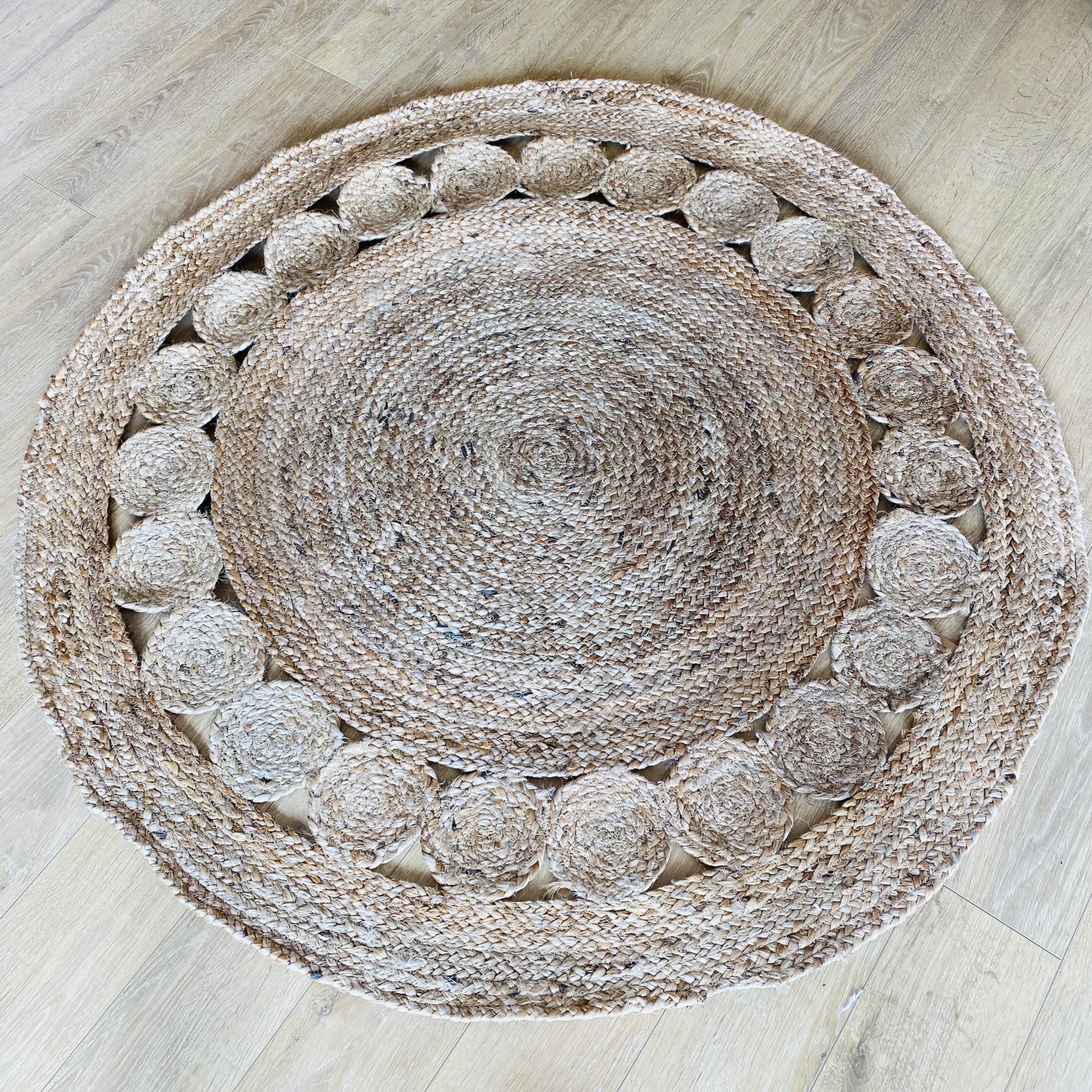 Tapete Redondo - Juta - C120xL120CM