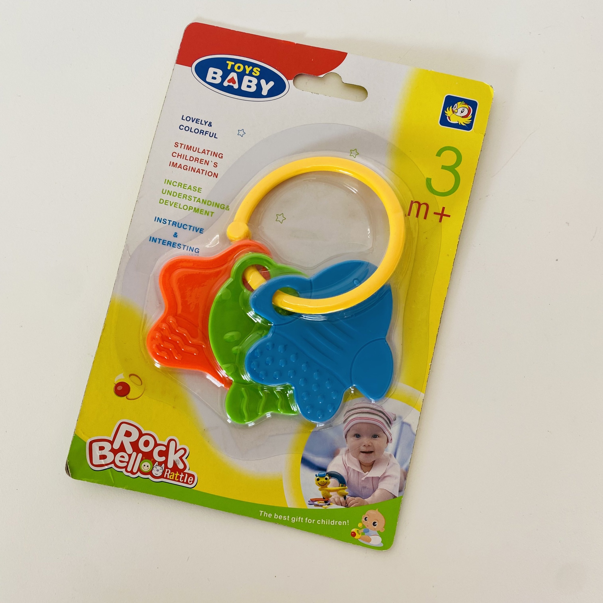 Brinquedo p/ bebé - Blister Roca / Mordedor - Mais de 3 Meses