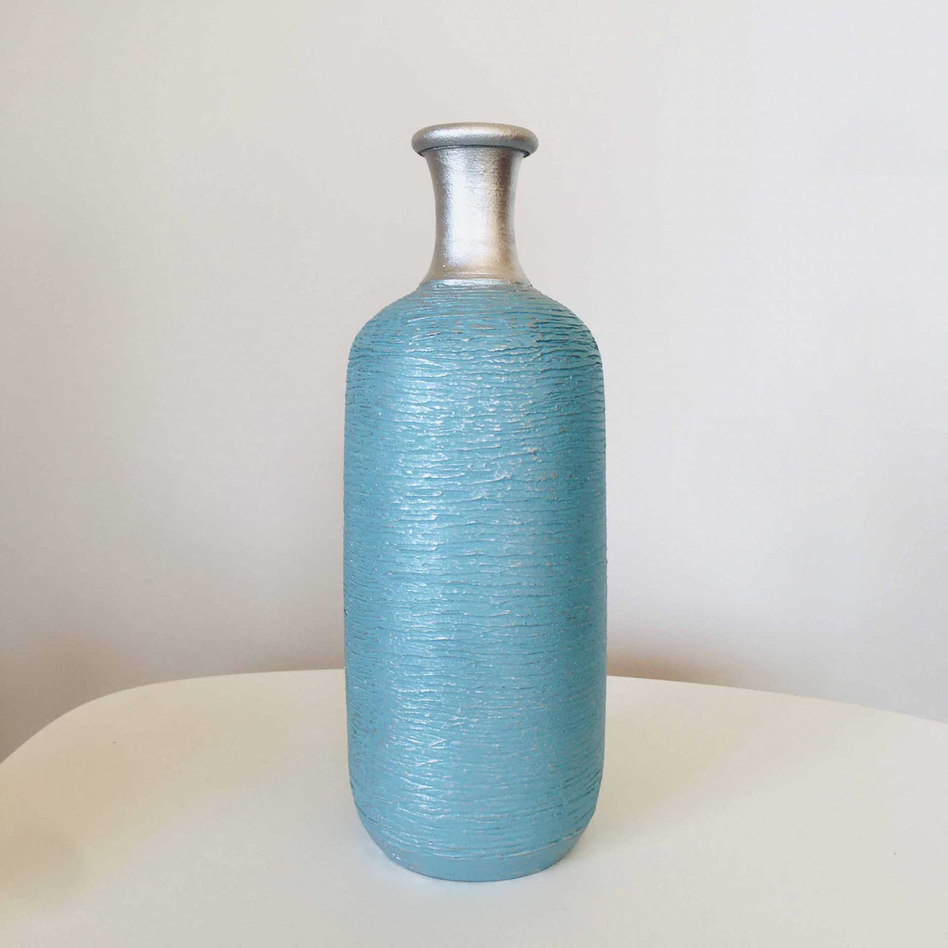 Jarra Azul Oceano | 11x11x30 CM