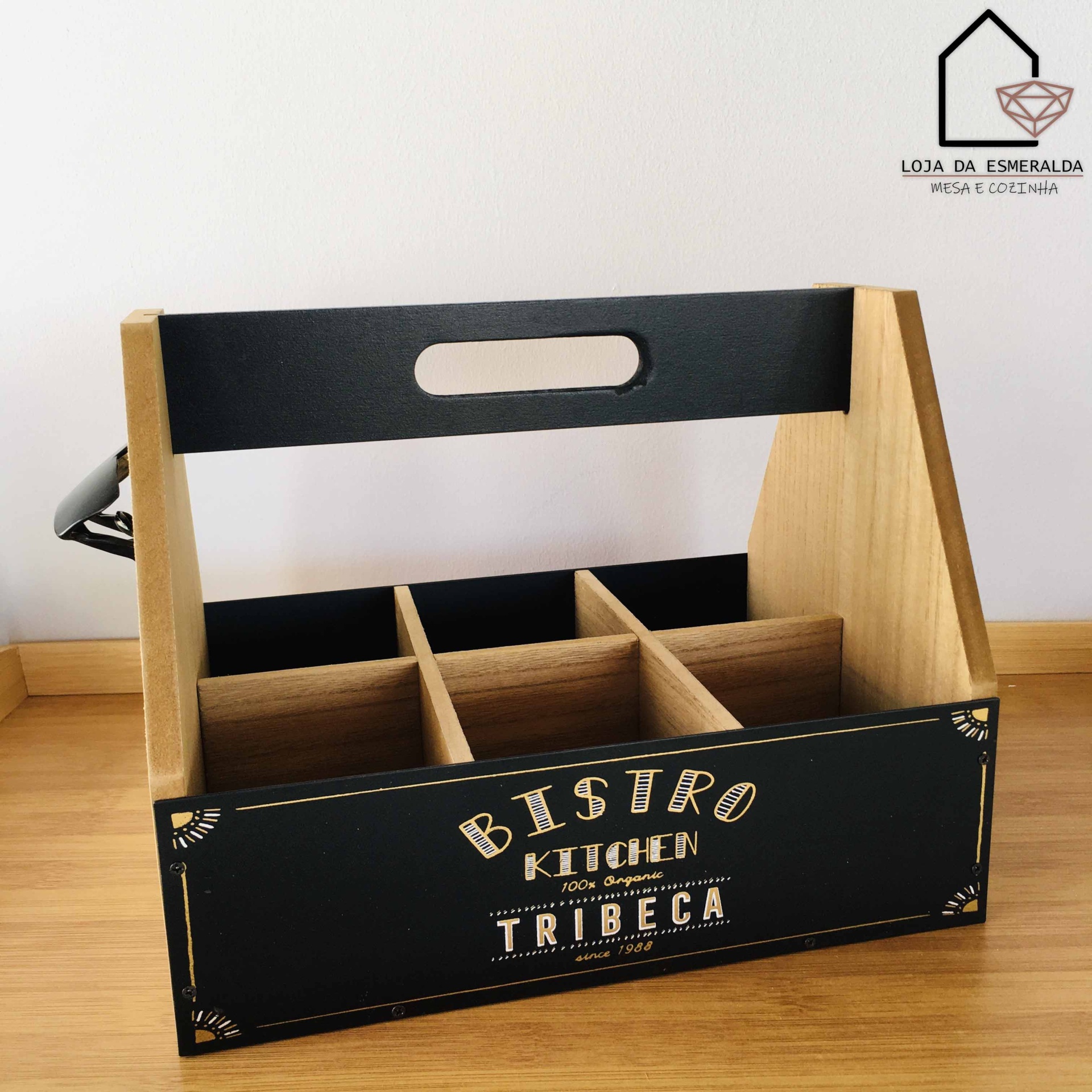 Caixa Bistro p/ Garrafas | 20x18.5x28.7CM