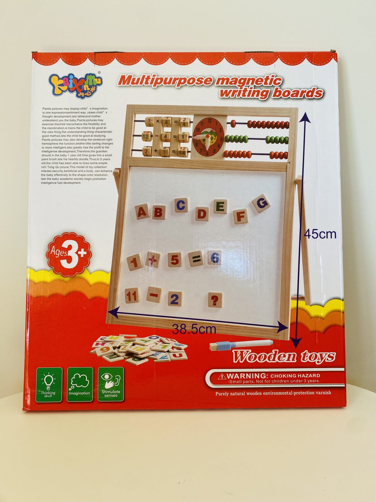 Cavalete de Mesa Duplo c/ Acessórios - Madeira - Mais de 3 Anos