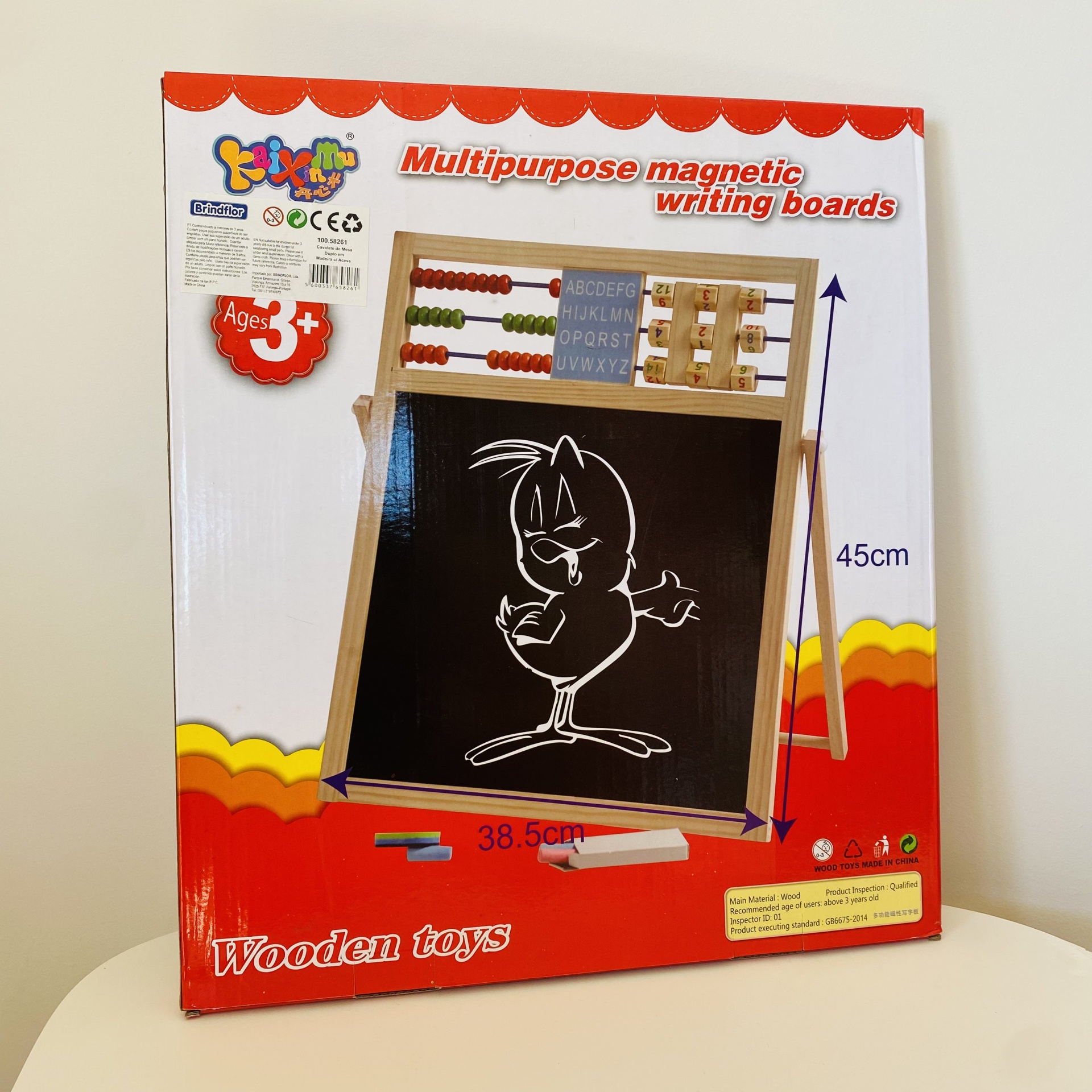 Cavalete de Mesa Duplo c/ Acessórios - Madeira - Mais de 3 Anos