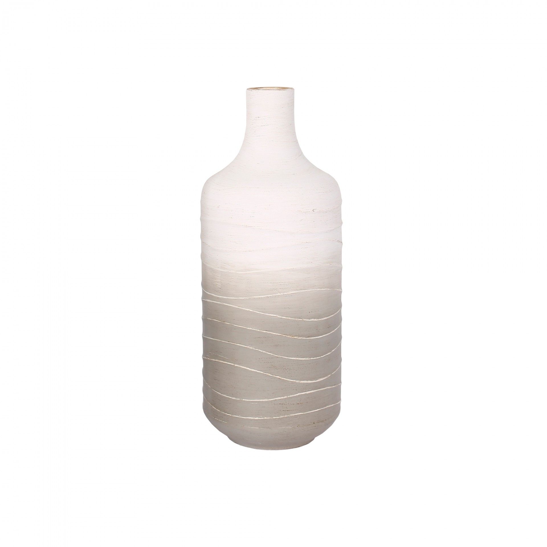 Jarras Decorativas - Metal - Branco e Cinza