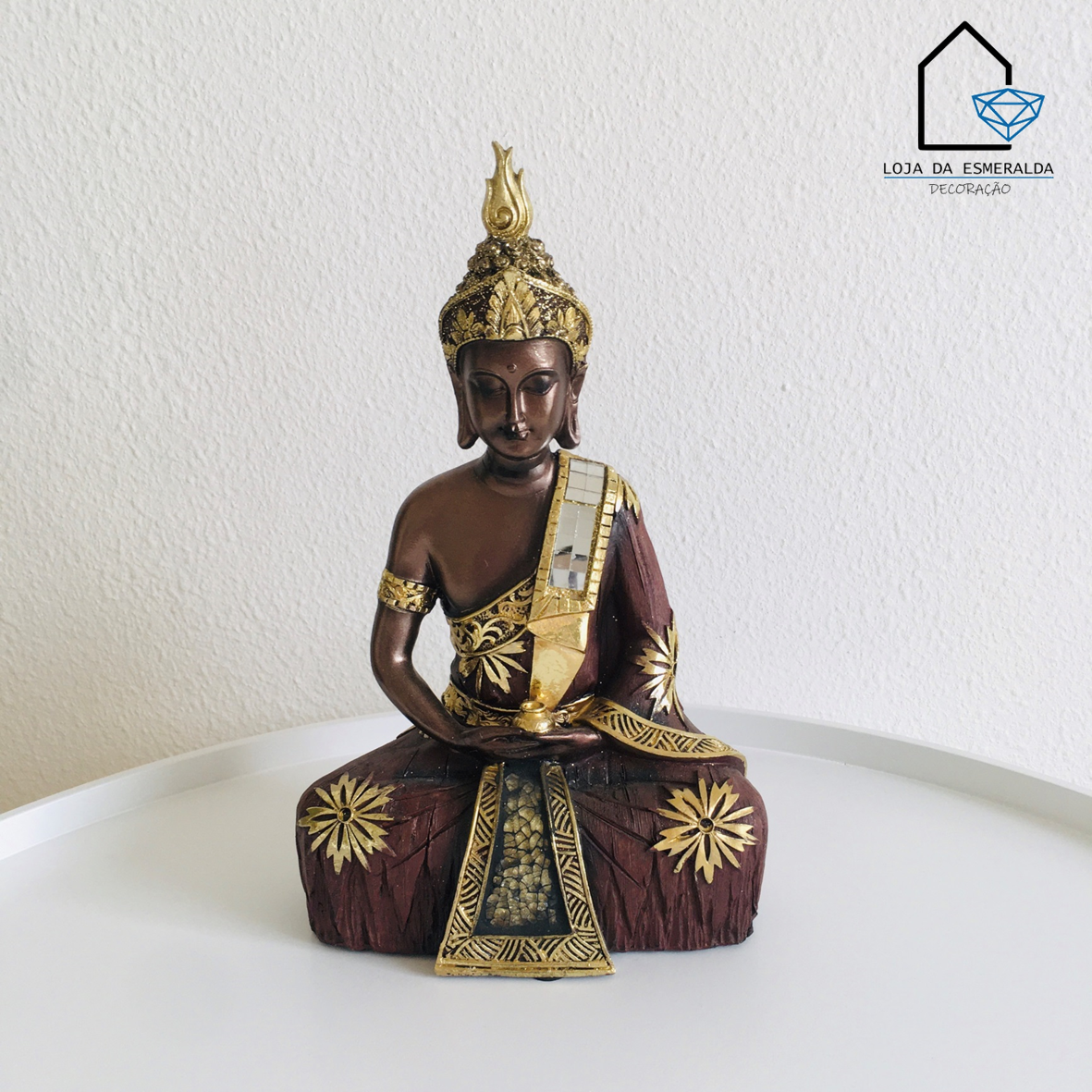 Deusa Decorativa | Dourado e Castanho