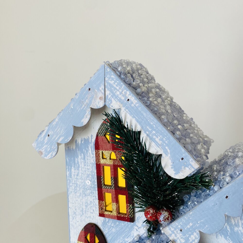 Casa de Natal c/ iluminação - C21xL9xA25CM