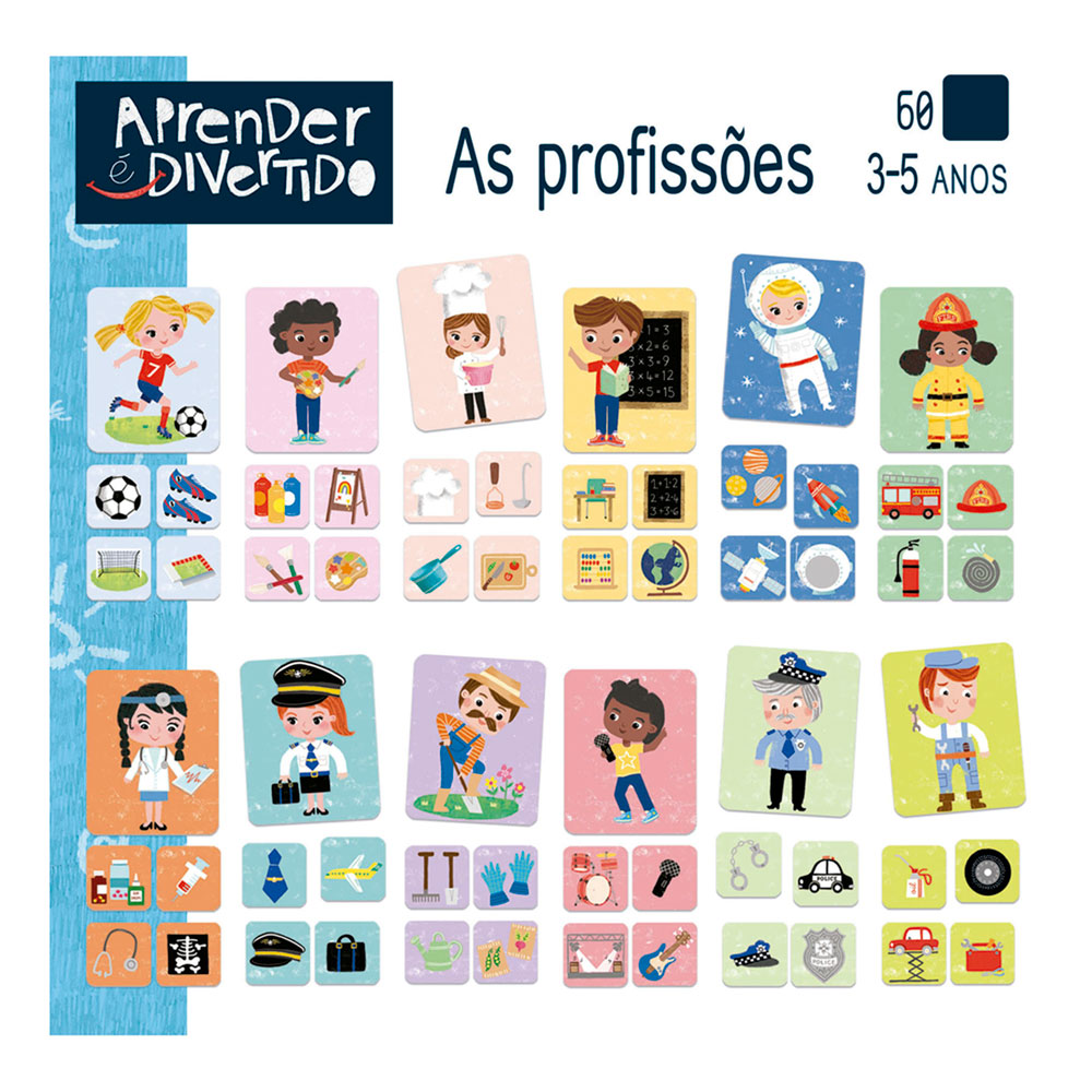 Aprender é Divertido - As Profissões - 3 a 5 Anos