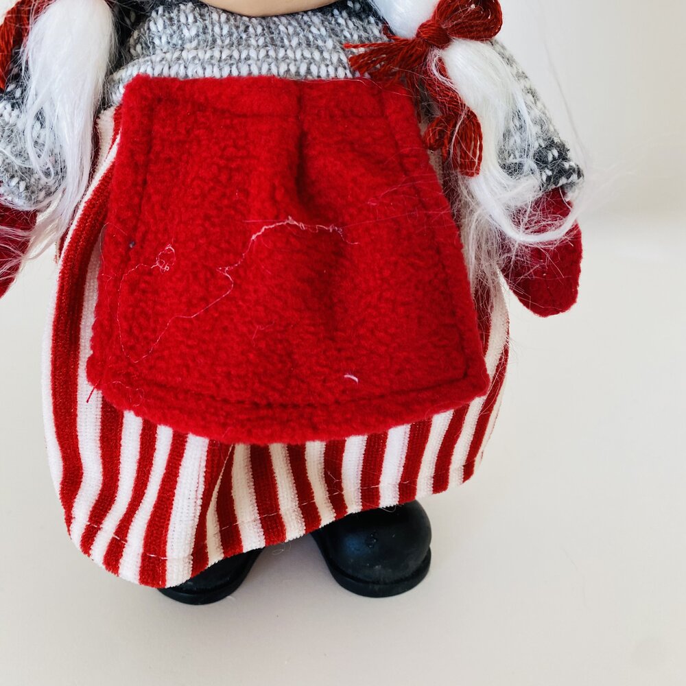 Boneco Natalício - Gnomo- Tecido - C15xL10xA50CM